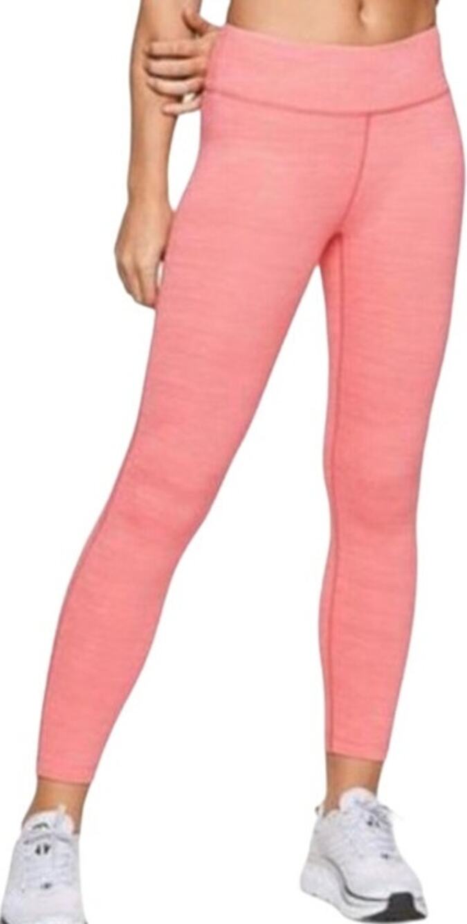 Outdoor Voices TechSweat Flex 7/8 Leggings Pull On Stretch Ankle Yoga Coral S